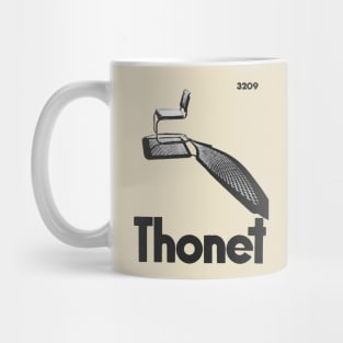 thonet chair midcentury modern aesthetic Mug